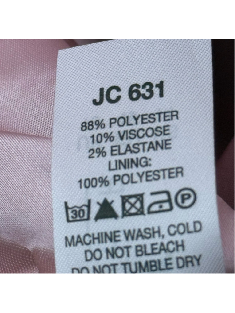 Together Light Pink Collarless Pea Coat Button Front Pockets Size 14 Pre-Owned - Picture 9 of 9